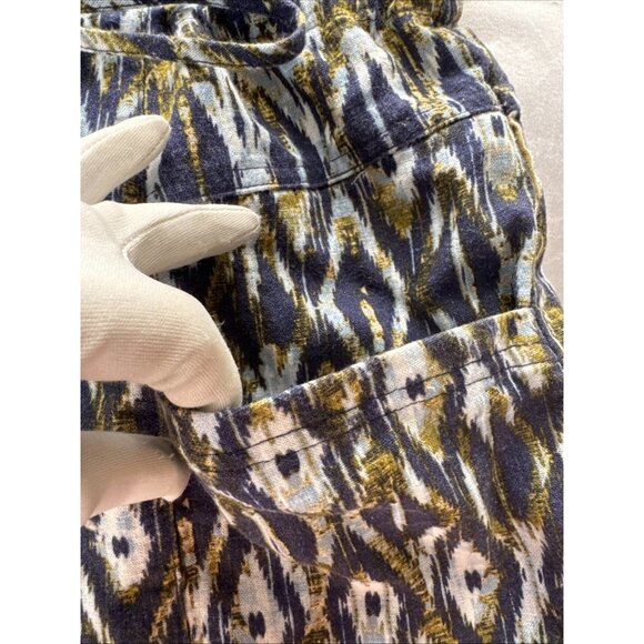 Forever 21 Womens Short-Sleeve Button-Up Romper W/ Pockets & Drawstring Waist L - Picture 6 of 14